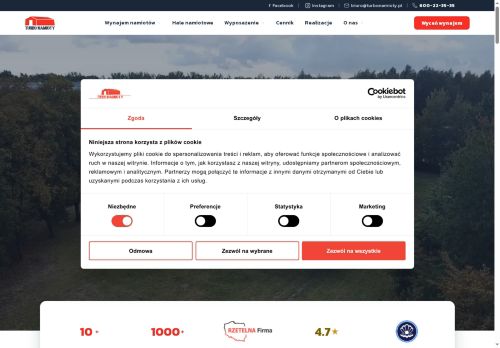 Wypożyczalnia Eventowa Turbonamioty Jakub Jankowski